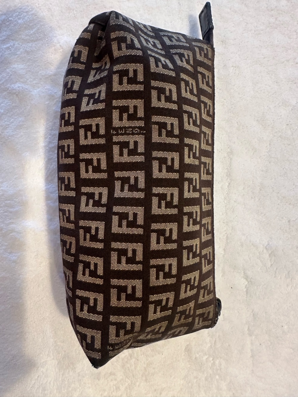 Authentic Vintage Fendi Zucca Monogram Small Cosmetic Pouch